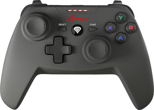 Genesis PV58 Ασύρματο Gamepad για PC / PS3 Μαύρο