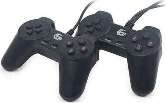 Gembird JPD-UB-01 Ενσύρματο Gamepad για PC Μαύρο