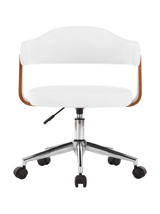 Sessel mit Armlehnen & Rollen White 49.5x51.5x94cm 6Stück