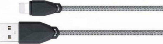 Awei CL-981 Braided USB-A to Lightning Cable Black 1m