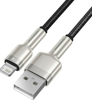 Baseus Cafule Series Împletit USB-A la Cablu Lightning Negru 1m (CALJK-A01)