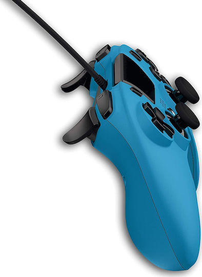 Gioteck VX4 Verkabelt Gamepad für PC / PS4 Blau