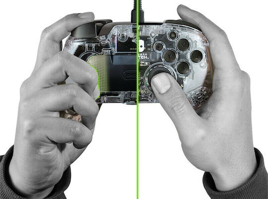 PDP Afterglow Deluxe+ Audio Ενσύρματο Gamepad για Switch Grey