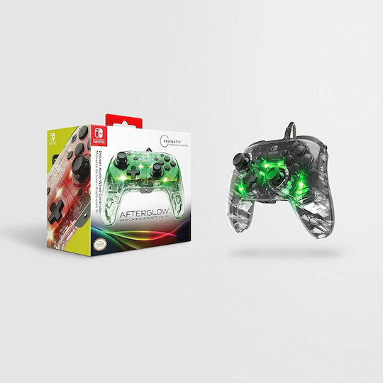 PDP Afterglow Deluxe+ Audio Ενσύρματο Gamepad για Switch Grey