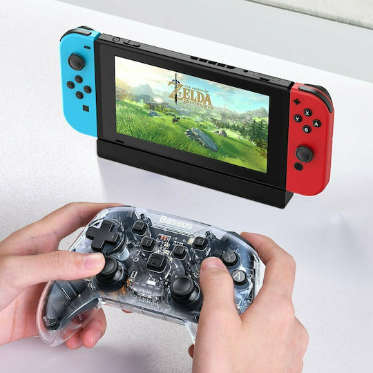 Baseus SW Ασύρματο Gamepad για Android / Switch / iOS Διάφανο
