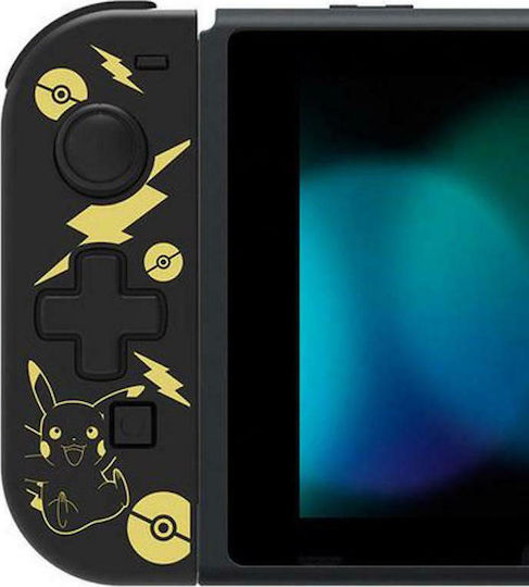 Hori D-Pad Controller (L) Ενσύρματο για Switch Pikachu Black & Gold