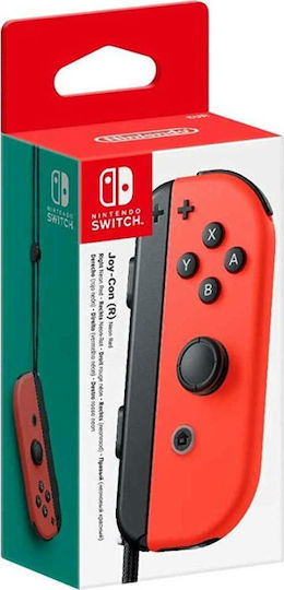 Nintendo Joy-Con Ενσύρματο Gamepad για Switch Neon Red