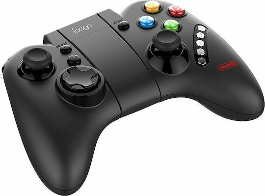 iPega 9021S Ασύρματο Gamepad για Android / PC / iOS Μαύρο