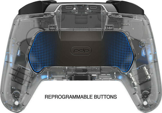 PDP Afterglow Wireless Deluxe Gamepad für Schalter Transparent