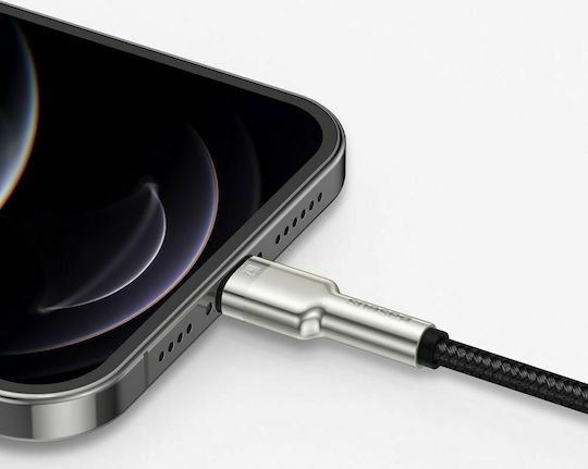 Baseus Cafule Series Braided USB-A to Lightning Cable 18W Black 2m (CALJK-B01)