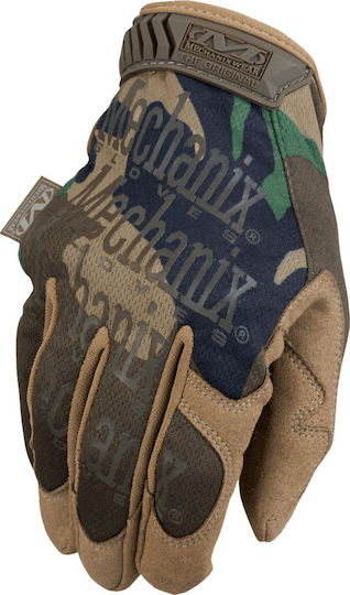 Mechanix Wear Военни Ръкавици Woodland Camo в Бежов Цвят
