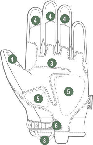 Mechanix Wear M-Pact 3 Military Gloves Black In Black Colour