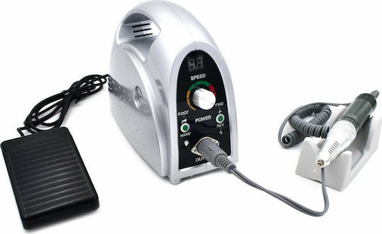 ZS-702 Nail Drill Power 45W White with Pedal with 30000 Rotations per Minute