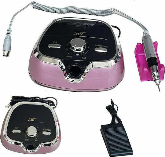 SML M3 Nail Drill Power 35W Purple with Pedal with 35000 Rotations per Minute