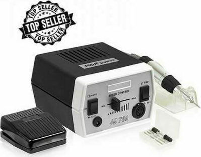 JSDA JD700 Τροχός Νυχιών Ρεύματος 35W Μαύρος 30000 Στροφών με Πεντάλ