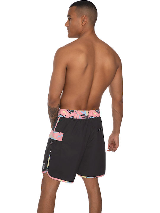 Men's Swimwear Bermuda Gray Striped
