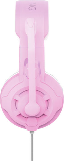 Trust GXT 411P Radius Over Ear Gaming Headset με σύνδεση 3.5mm Ροζ
