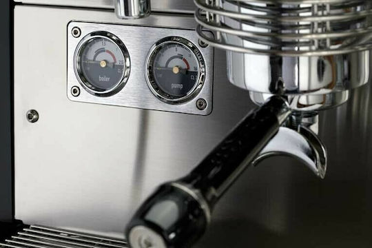 Dalla Corte Evo2 Nebula Schwarz Gewerbliche Espressomaschine mit 2 Gruppe B73xT52.5xH51cm