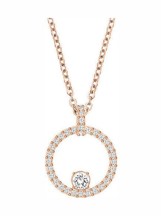 Swarovski Creativity Circle Geometric with Pink Gold Plating