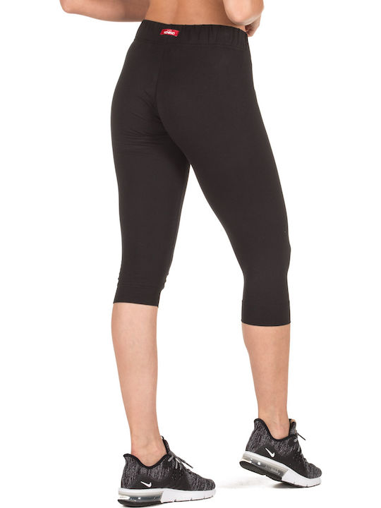 Venimo Ausbildung Frauen Capri Leggings Schwarz