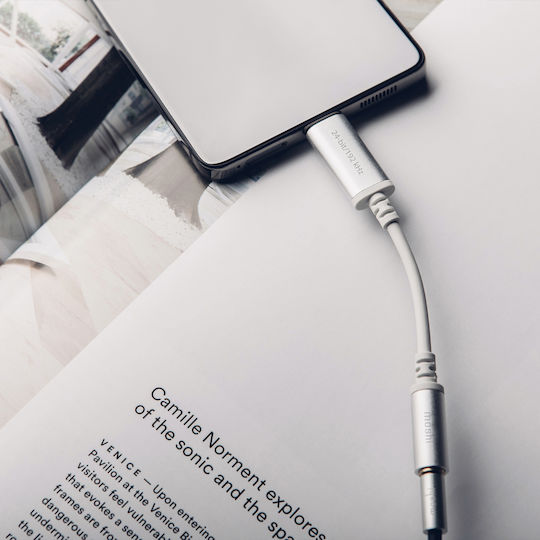 Moshi Μετατροπέας USB-C male σε 3.5mm female Ασημί 1τμχ