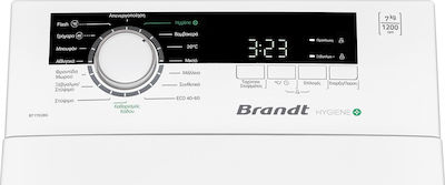 Brandt BT17028G Πλυντήριο Ρούχων Άνω Φόρτωσης 7kg 1200 Στροφών