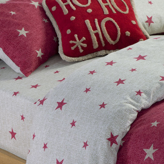 Nef-Nef Homeware Сет Чаршафи 240x260см. Astria Червено 4бр