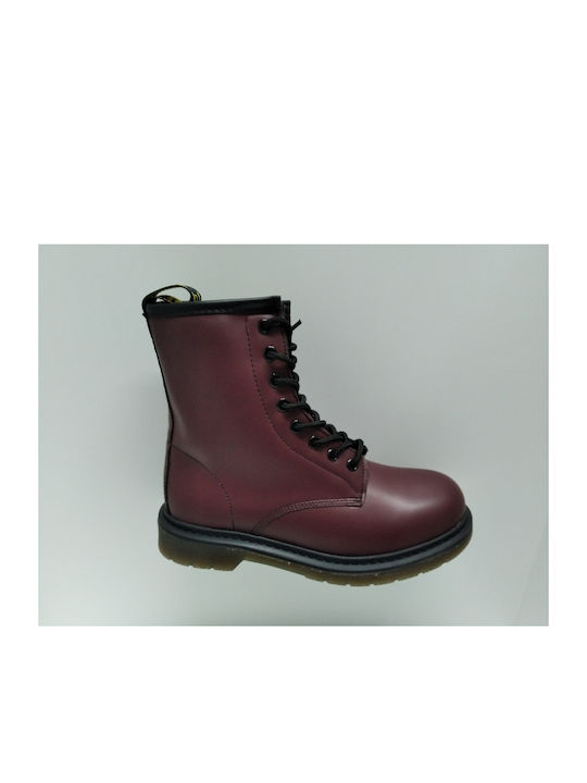 Love4shoes Women's Ankle Boots Burgundy