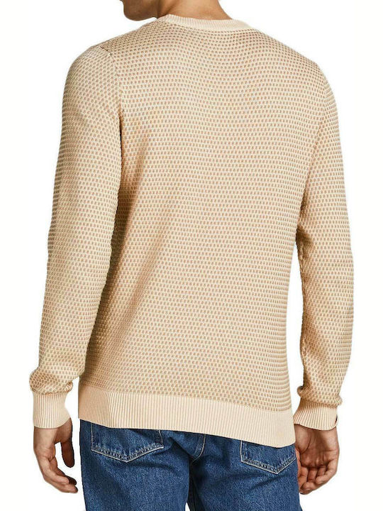 Jack & Jones Men's Long Sleeve Sweater Crockery