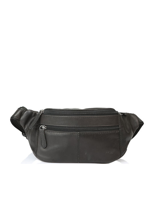 Herren Bum Bag Taille Schwarz