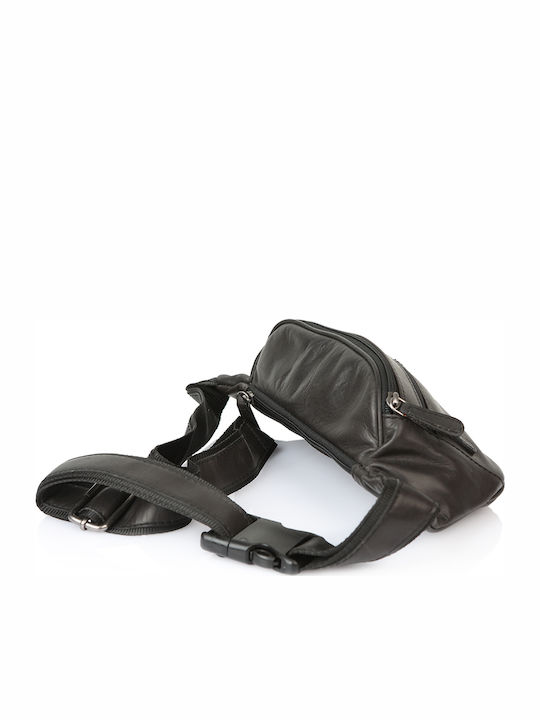 Herren Bum Bag Taille Schwarz