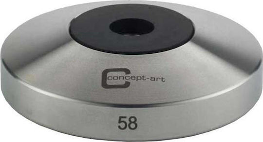 Belogia TBF 280 Tamper Base with Flat Surface 58.5mm in Silver Color