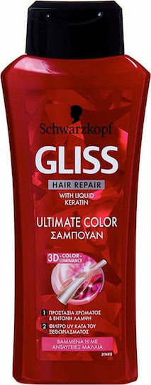 Gliss Kur Ultimate Color Sampon De Par Reconstrucție/Hrană & Păstrarea Culorii Pentru Păr Vopsit 400ml