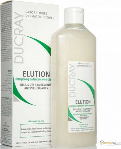 Ducray Elution Dermo Protective Shampoos for Sensitive Scalp against Dandruff & Hair Loss for Fragile, Αντι-Θραύση Hair 200ml