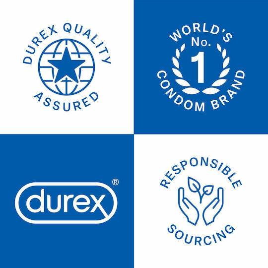 Durex Προφυλακτικά Invisible Extra Thin 12τμχ 54mm