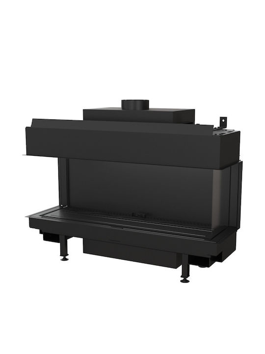 Kratki Leo LP 100 G31 37 MBAR Gas Fireplace Insert with Three-Sided Window 9.2kW
