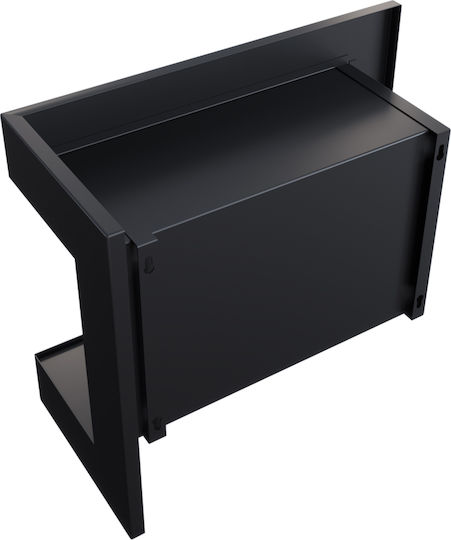 Kratki Delta P 600 Tuv Indoor Wall Mounted Bioethanol Fireplace Black 60x28x48cm