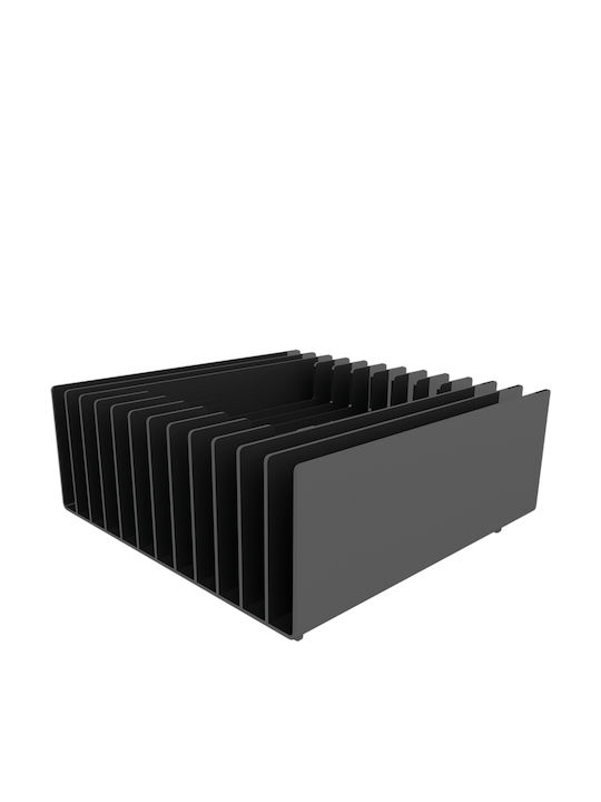 Kratki Firepit Black 50x50x17.5cm