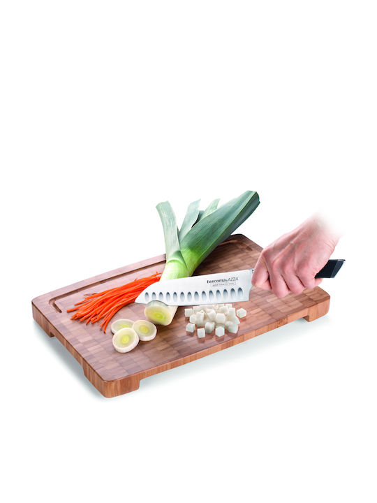 Tescoma Azza Μαχαίρι Santoku από Ανοξείδωτο Ατσάλι 18cm