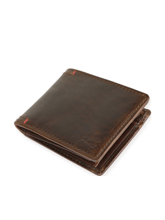 Salamanca Leather Men's Wallet Classic Tabac Brown