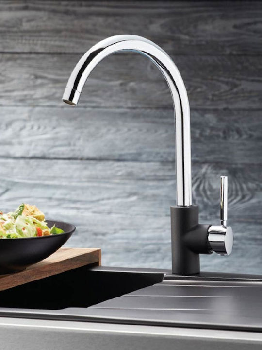 Pyramis Marcatta Premium Tall Kitchen Faucet Counter Black
