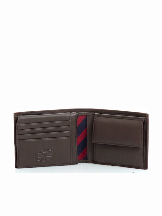 Leather Men's Wallet Classic Brown