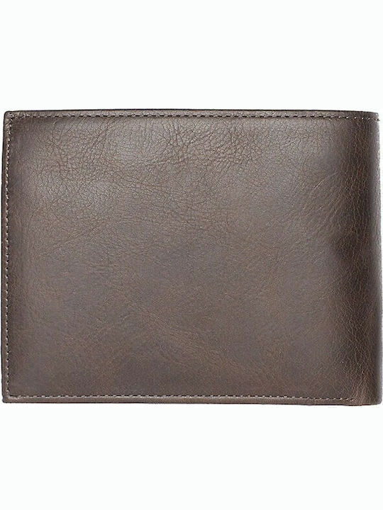 Leather Men's Wallet Classic Brown