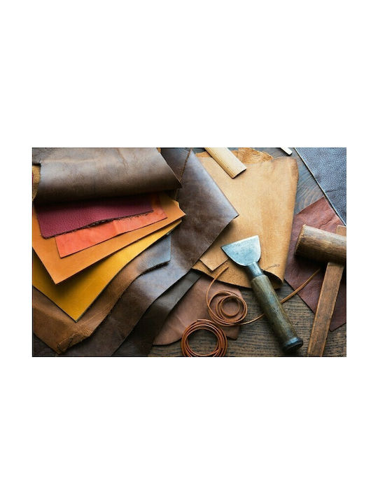 Leather Men's Wallet with RFID Beige