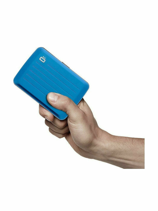 Stockholm V2 Men's Wallet Cards with RFID Blue