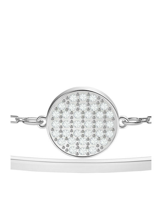 Swarovski Ginger Medium Дамска Гривна Хандкъф От Неръждаема Стомана 18.5cm