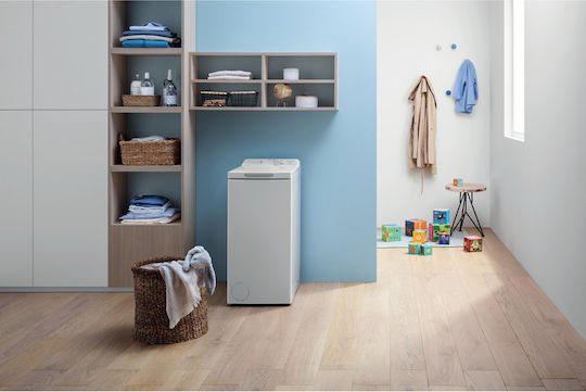 Indesit BTW L50300 EU/N Πλυντήριο Ρούχων Άνω Φόρτωσης 5kg 1000 Στροφών Water Balance Plus