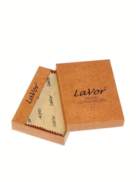 Leather Men's Wallet Classic with RFID Coffee Open