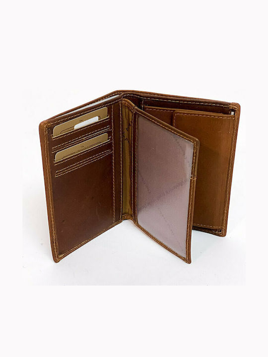 Siem Leather Men's Wallet Classic Tabac Brown