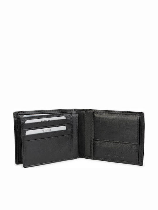 Leather Men's Wallet Classic Black